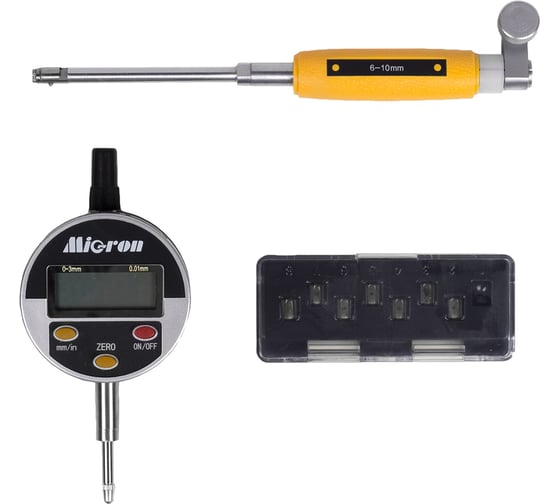 Изображение товара Нутромер индикаторный цифровой Micron НИЦ 6-10 0,01 с калибровкой 157885