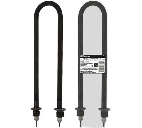 Изображение товара ТЭН для водонагревателя ТЭН-85, А, 13, 4,0кВт, вода (Р), 220В, штуцер G1/2, R30, Ф2, углеродистая сталь, TDM ELECTRIC SQ2512-0007