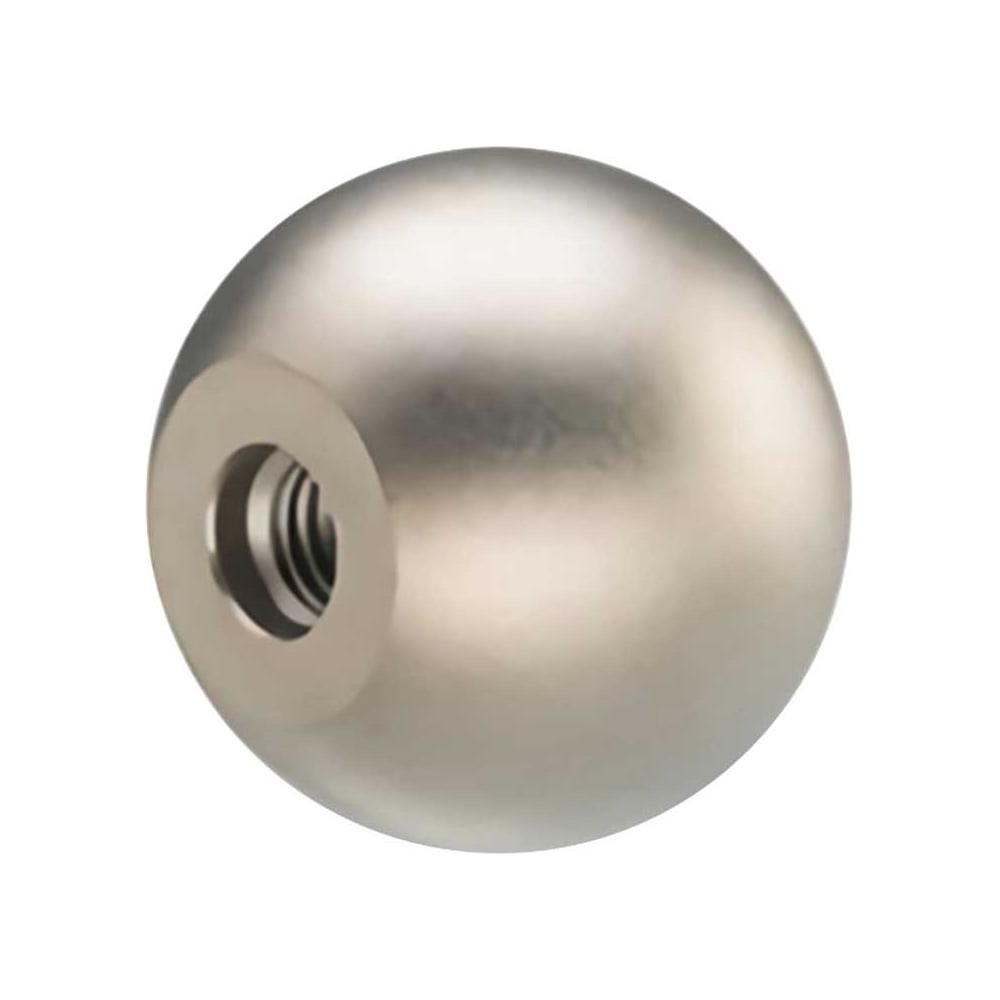 Изображение товара Ручка круглая с внутренней резьбой Алтервиа из нержавеющей стали M4 черная