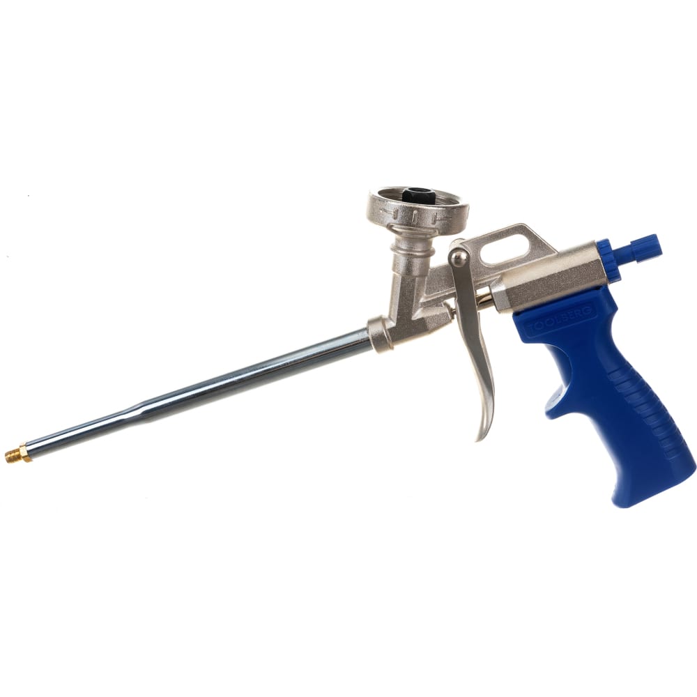 Пистолет для монтажной пены Toolberg гладкая металлическая ложка шумовка для снятия пены urm