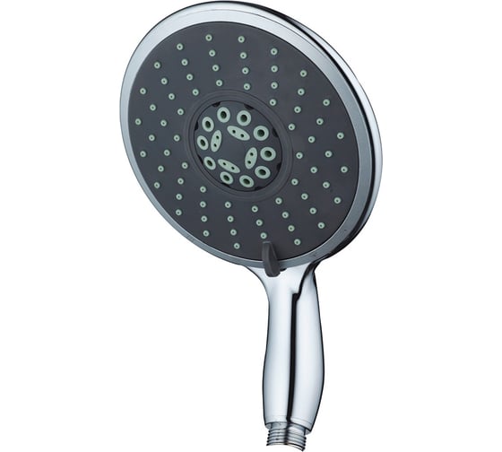 Изображение товара Лейка для душа Melodia della vita LUXE 3 функции, d150 мм, хром-чёрный 34353