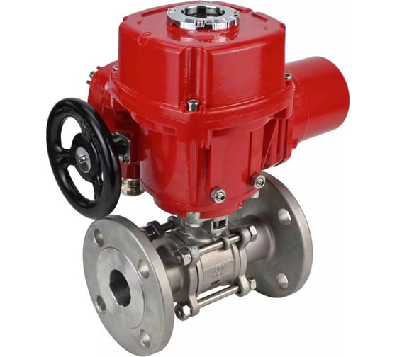 Изображение товара Кран DN.ru КШФПТ-ISO.304.180 Ду40 Ру40, электропривод взрывозащищенный EX-010 220В D160-68886