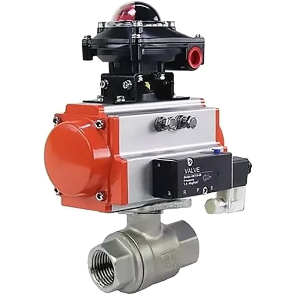 Изображение товара Кран шаровой DN50 Ру63 из нержавеющей стали двухходовой разборный