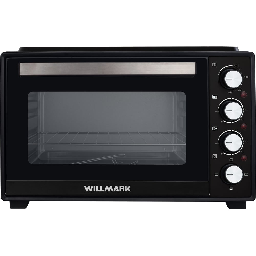 Изображение товара Мини-печь Willmark WCO-401BL 40л с двумя конфорками и ТЭНами