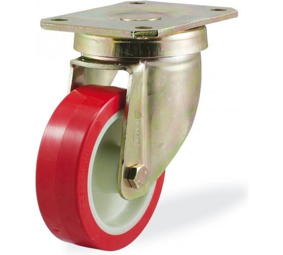 Изображение товара Поворотная колесная опора KAMA площадка, 150 мм 4102-PUR-150