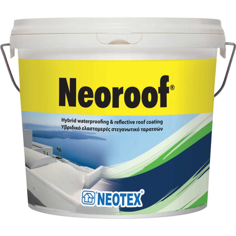 Изображение товара Акрил-полиуретановая Гидроизоляция NEOTEX NEOROOF 13кг Белая