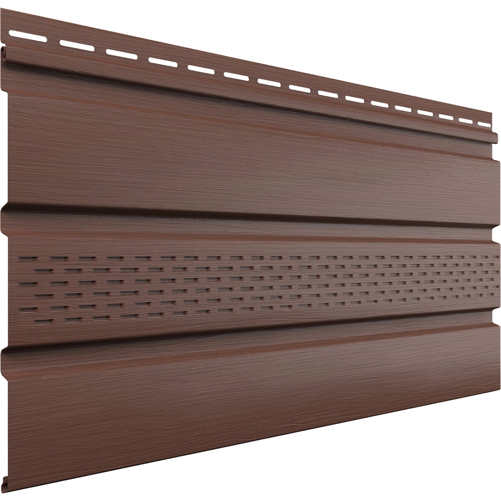 Изображение товара Софит Технониколь ТН ОПТИМА частично-перфорированный, каштан, 3м УТ-00099521