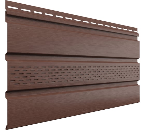 Изображение товара Софит Технониколь ТН ОПТИМА частично-перфорированный, каштан, 3м УТ-00099521