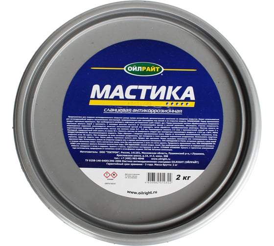 Изображение товара Мастика OILRIGHT сланцевая 2 кг 6100
