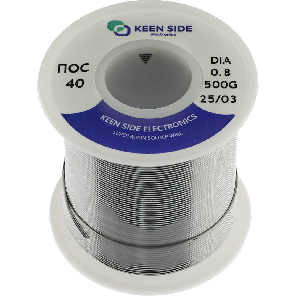 Изображение товара Припой KEEN SIDE Sn40/Pb60 для пайки меди и латуни