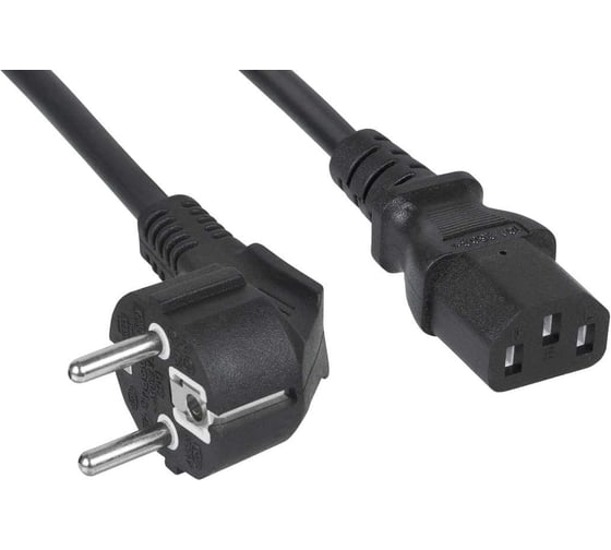 Изображение товара Кабель питания компьютера Cabeus (Schuko+C13) (3x1.5), 1.8м, PC-186-VDE-1.5-1.8M