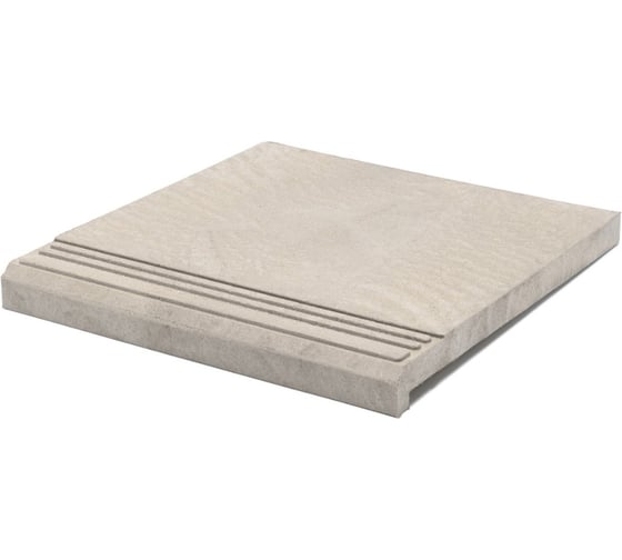 Изображение товара Ступень полимерпесчаная weeco Берлин 330х345х23мм, цвет светло-серый, 6шт БФСС6