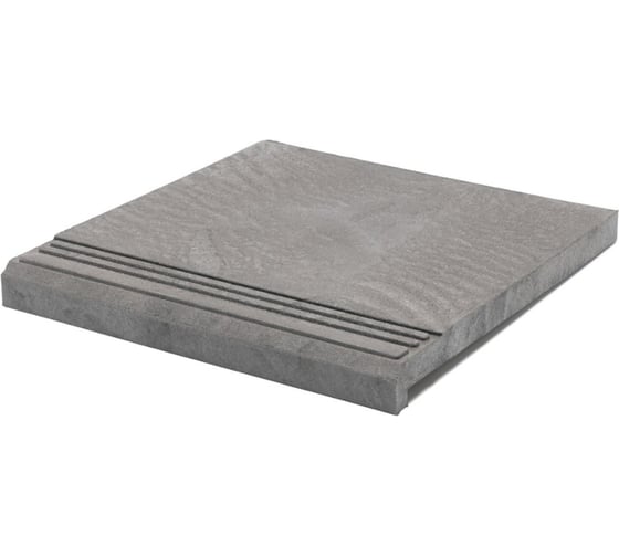 Изображение товара Ступень полимерпесчаная weeco Берлин 330х345х23мм, цвет серый БФС1