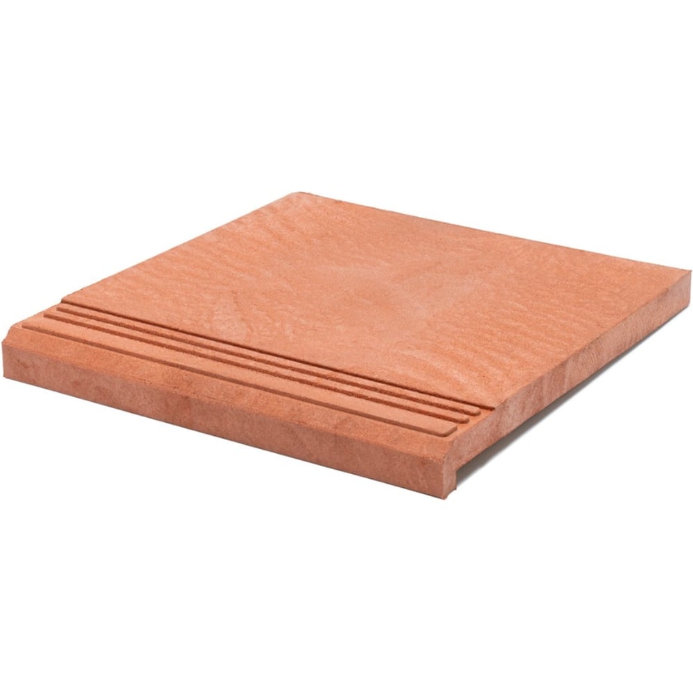 Изображение товара Ступень фронтальная полимерпесчаная weeco Берлин 340х325х23мм терракот 6 шт
