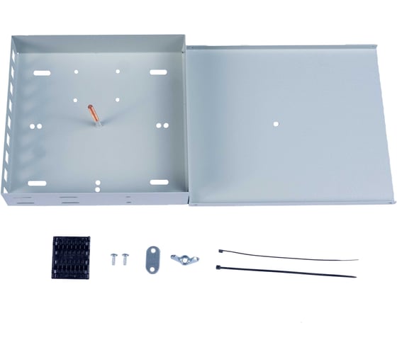 Изображение товара Кросс распределительный настенный Cabeus микро (с крышкой) до 8 портов SC/LC (duplex) FO-WL-8SC/2LC