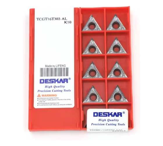 Изображение товара Пластина для точения DESKAR TCGT16T308 AL K10 10 шт 00-00047753