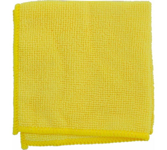 Изображение товара Салфетка для уборки OfficeClean микрофибра, 25х25 см, желтая 275758