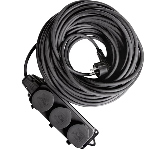 Изображение товара Удлинитель морозостойкий КГ АТЛАНТ Электрон 3х1, 5 3 гнезда 30м IP44 EL70102