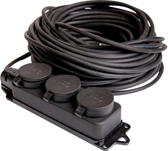 Изображение товара Удлинитель морозостойкий КГ АТЛАНТ Электрон 3х1, 5 3 гнезда 50м IP44 EL70103