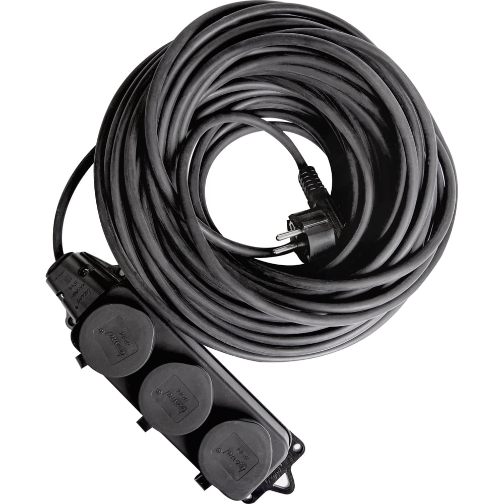 Изображение товара Удлинитель морозостойкий КГ АТЛАНТ Электрон 2х2,5 три розетки 30м