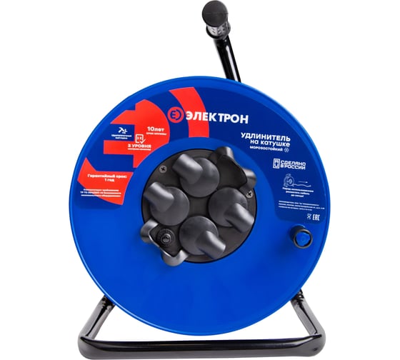 Изображение товара Удлинитель морозостойкий КГ АТЛАНТ Электрон 3х1, 5 20м на катушке IP44 EL70107