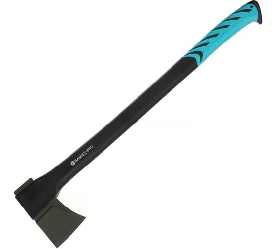 Изображение товара Топор-колун BARTEX фиберглассовый, обрезин, 2.35 кг, 770 мм, с чехлом 364689