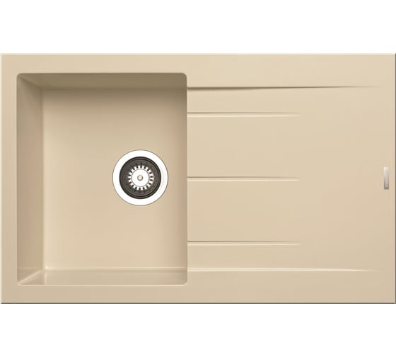 Изображение товара Мойка Pyramis Pyragranite ALAZIA 79x50, 1B 1D мокко 79810811