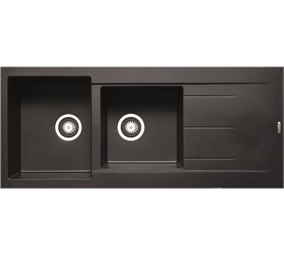 Изображение товара Мойка Pyramis Pyragranite ALAZIA 116x50, 2B 1D графит 79812611