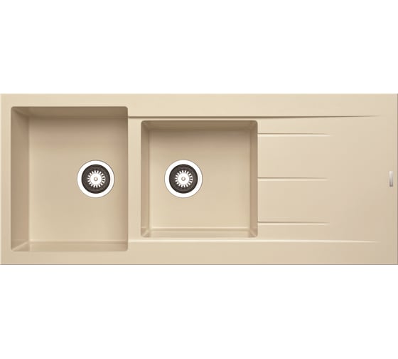 Изображение товара Мойка Pyramis Pyragranite ALAZIA 116x50 2B 1D мокко 79812811