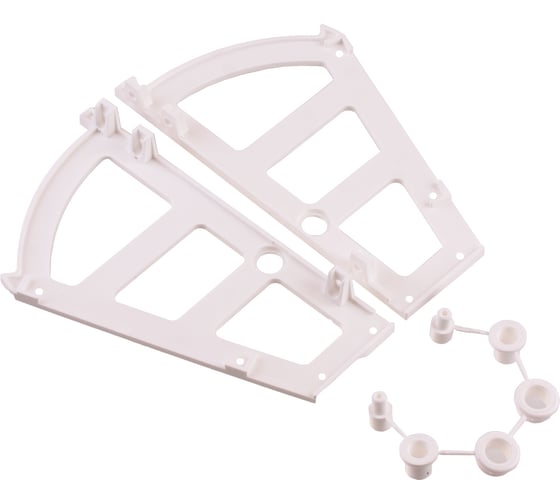 Изображение товара Механизм для обувниц ELEMENT 1 секция, белый, 8 компл. 612800