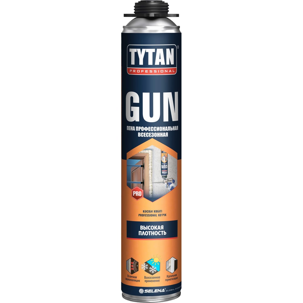 Изображение товара Пена монтажная TYTAN PROFESSIONAL GUN ПРОФИ всесезонная 750 мл для профессиональных и бытовых работ