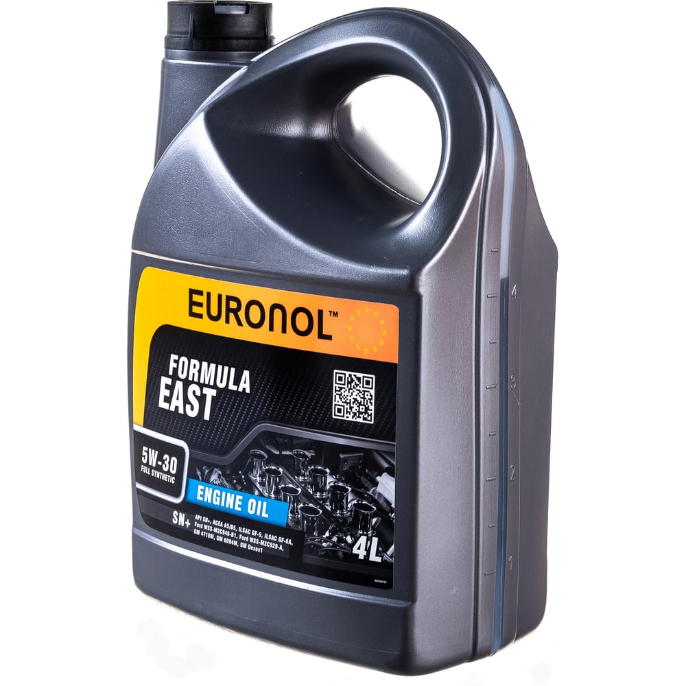 Моторное масло Euronol 5W30 80209 EAST FORMULA 5w-30, ILSAC GF-5 - фото 1