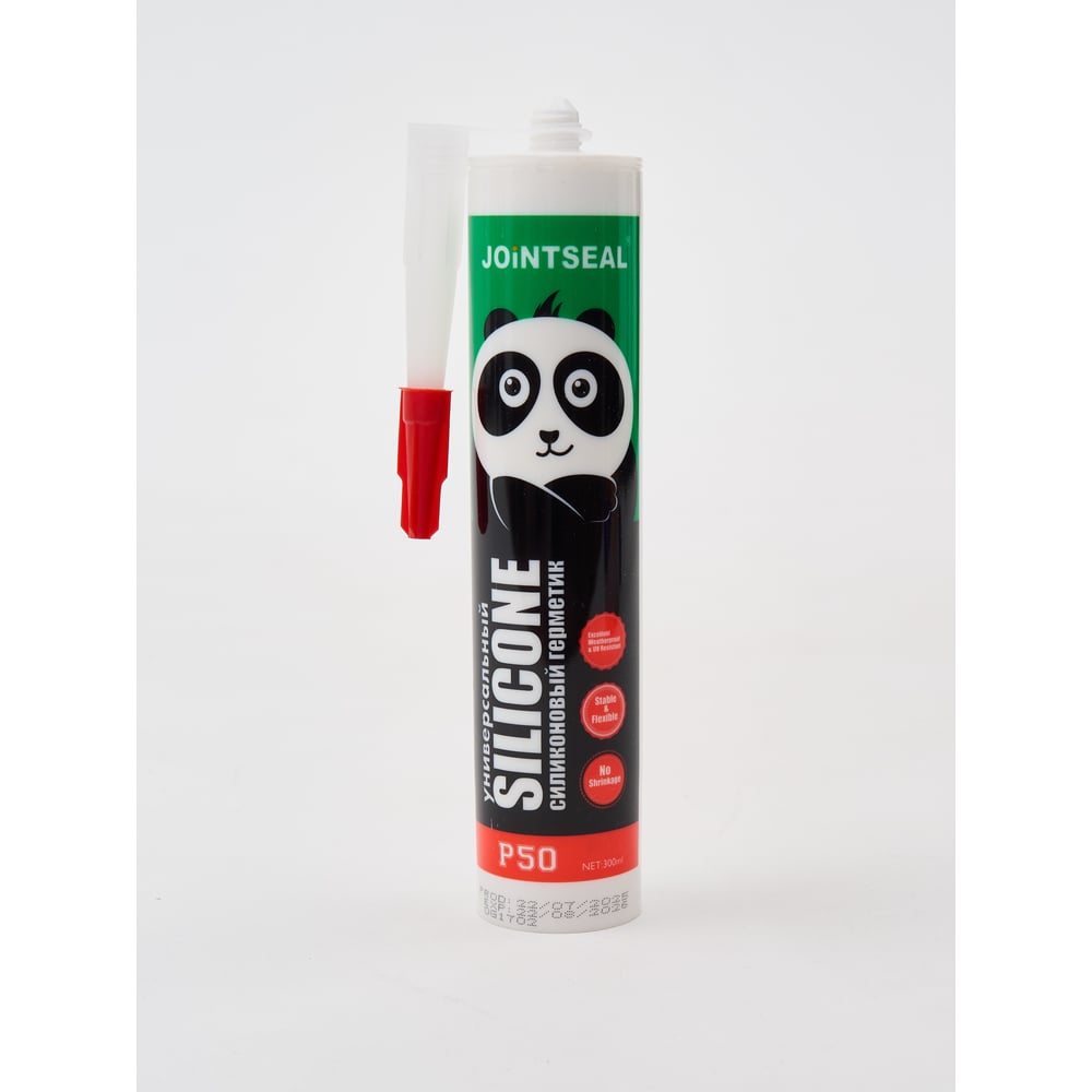 Изображение товара Универсальный силиконовый герметик JOINTSEAL белый 300мл для ремонта и стройки
