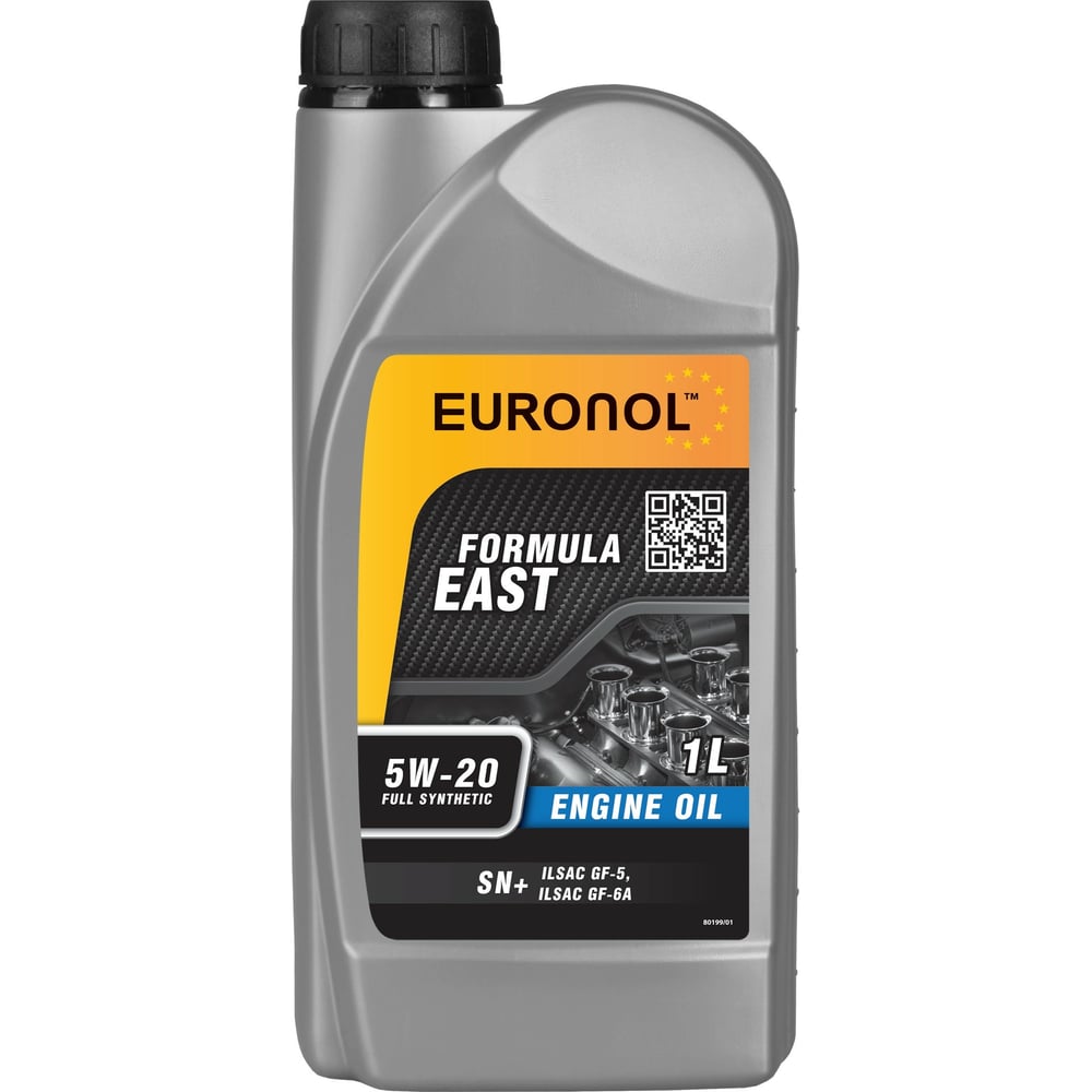 Моторное масло Euronol 5W20 80199 EAST FORMULA 5w-20, ILSAC GF-5 - фото 1