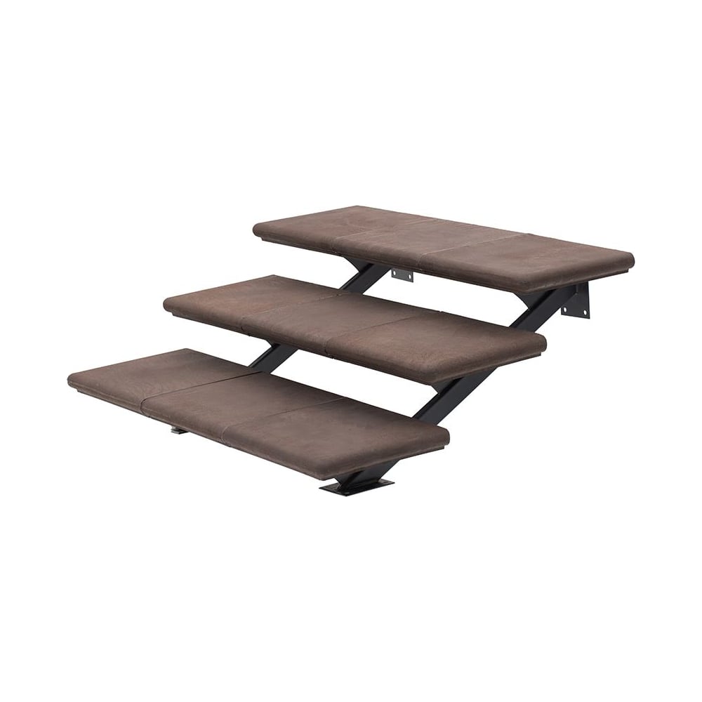 Изображение товара Модульная лестница weeco 3 ступени цвет шоколад для крыльца