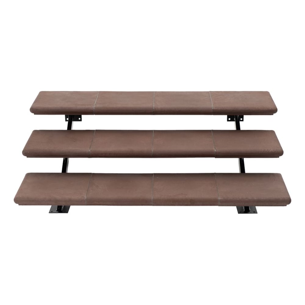 Изображение товара Модульная лестница weeco 3 ступени цвет шоколад ЛМШ3-4