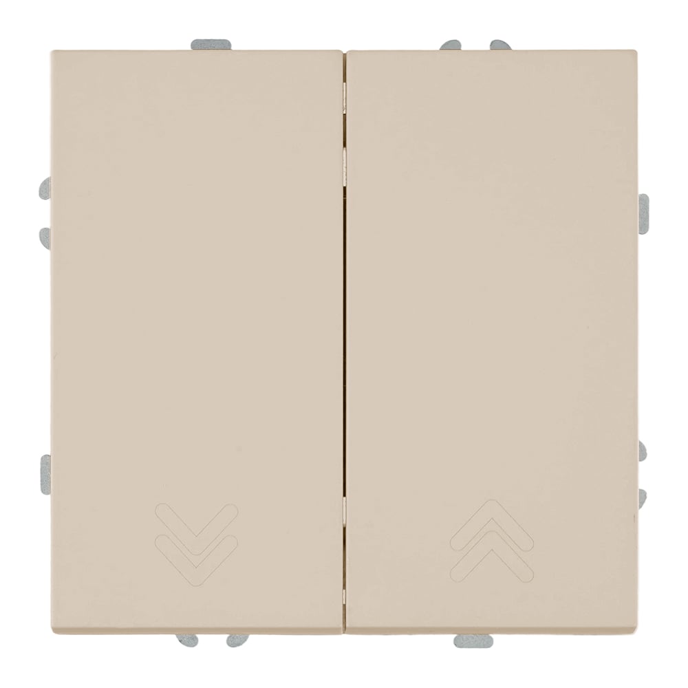 Изображение товара Выключатель 2-клавишный STEKKER самовозвратный механизм Эмили кашемир