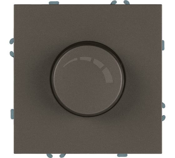 Изображение товара Выключатель диммирующий STEKKER (механизм), 250В, 500W, серия Эмили, RSW10-5106-09, антрацит, soft touch 49920