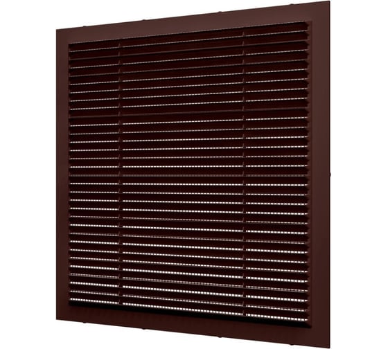 Изображение товара Решетка вентиляционная ERA С сетка, 385x385, пластик, Brown 3838С кор