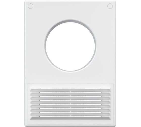 Изображение товара Решетка вентиляционная ERA РУФ фланец D100/60x120, разъемная, 185x254, пластик 1825РУ10Ф