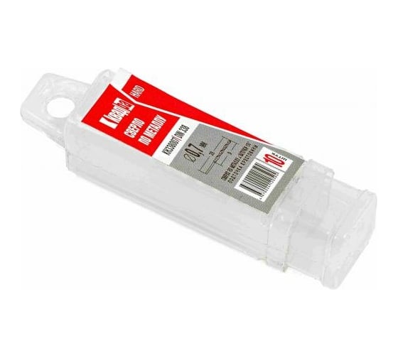 Изображение товара Сверло по металлу Kvadra Hard (10 шт; 0.7х30х10 мм; класс A) NOVOCRAFT KH338007