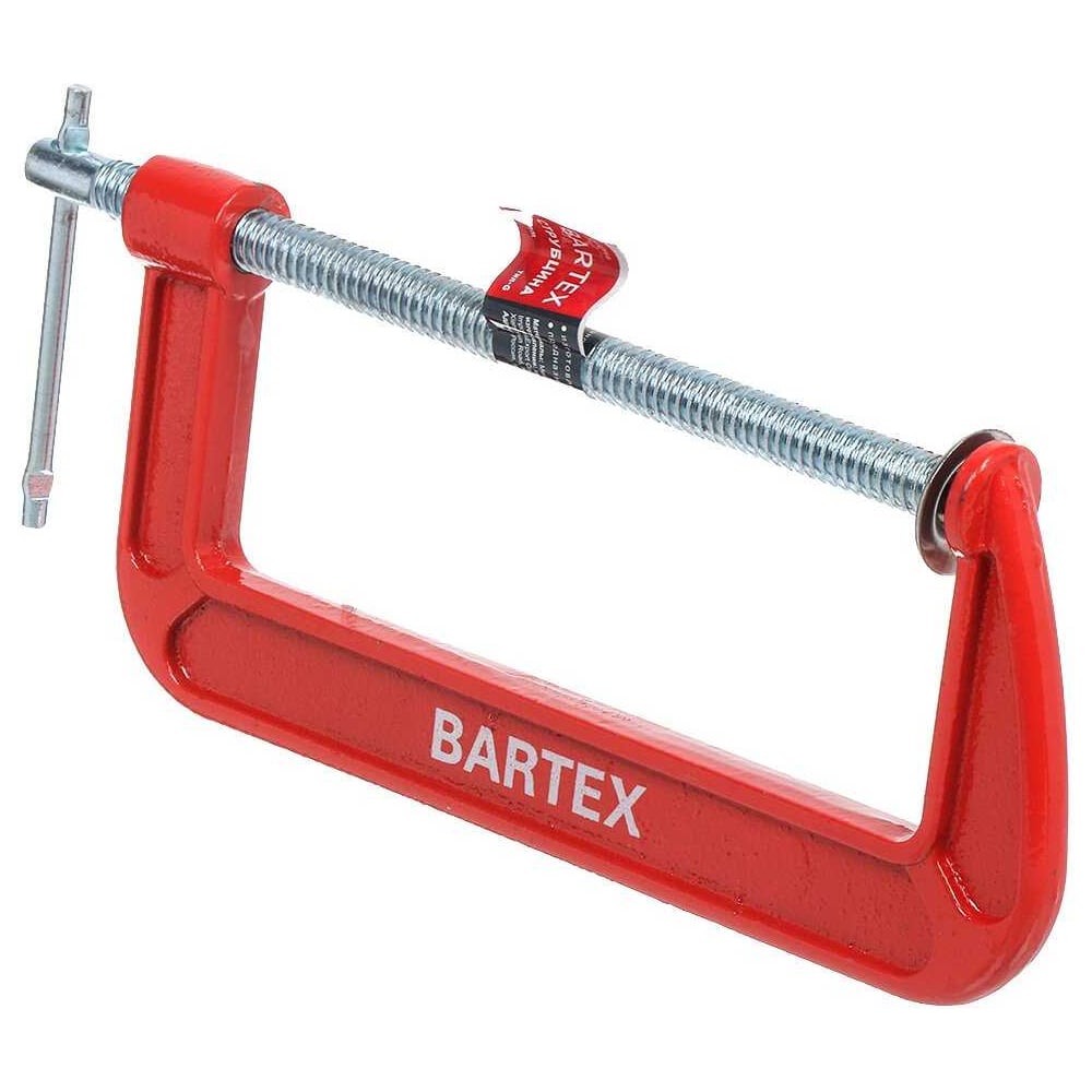 Изображение товара Струбцина G-образная BARTEX 200 мм для дерева и металла