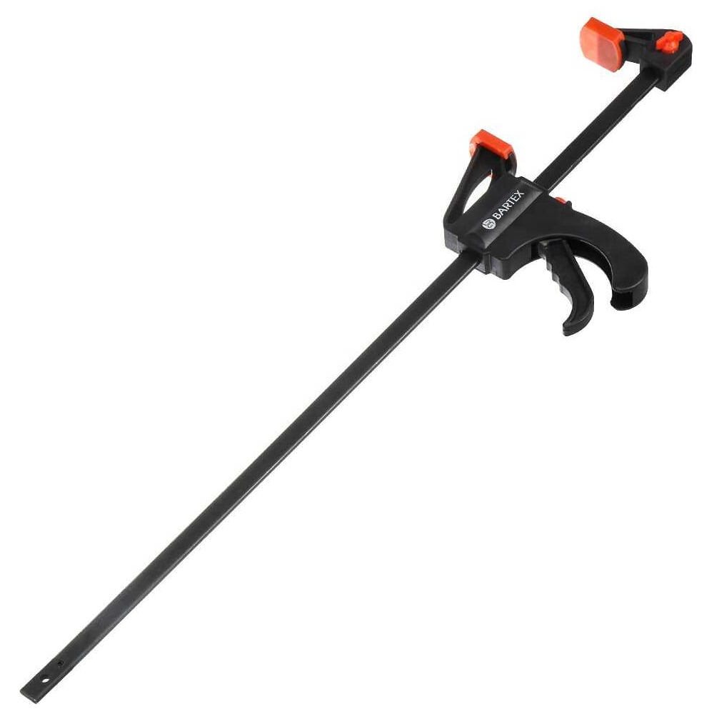 Изображение товара Струбцина F-образная BARTEX быстрозажим 600 мм полупрофессиональная