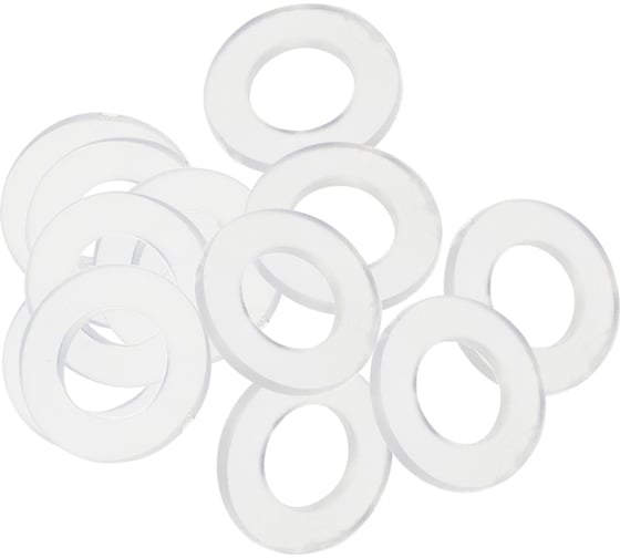 Изображение товара Набор прокладок Профитт ПВХ пластикат, 1 1/4", 30х38 мм, 10 шт 9279165