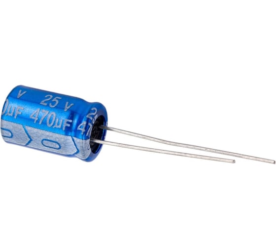 Изображение товара Конденсатор электролитический JB Capacitors, (10шт.) 470мкФ, 25В, -55/105C, 8x12 / P:3.5 мм, JRB1E471M03500800120000BST-15 (10)
