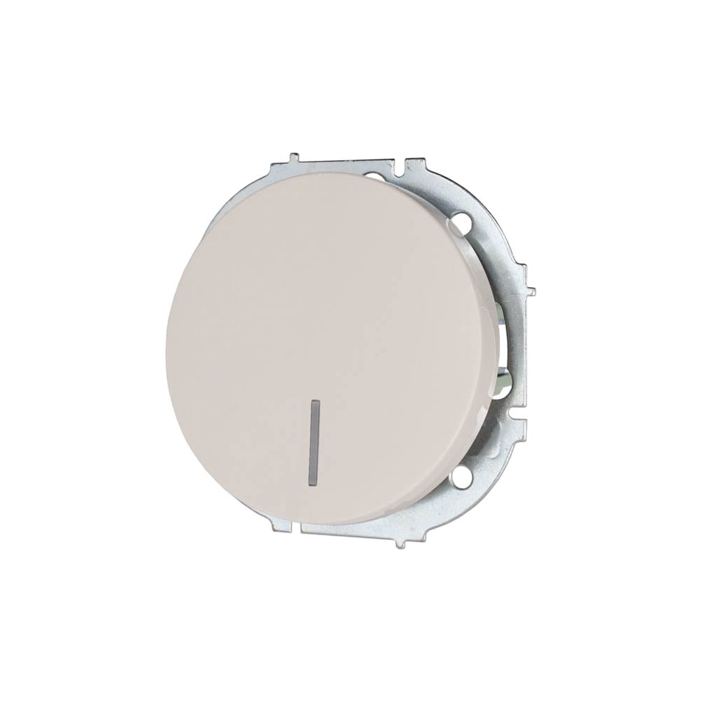 Изображение товара Выключатель Lezard OSEN с подсветкой 1 клавиша слоновая кость