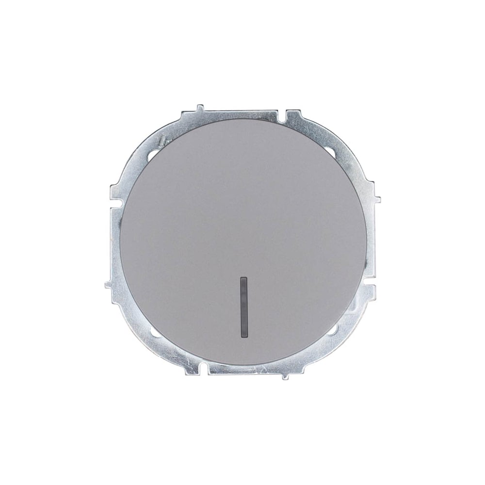 Изображение товара Выключатель Lezard OSEN с подсветкой, серый матовый