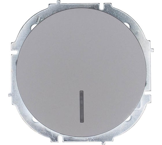 Изображение товара Выключатель с подсветкой серый матовый Lezard OSEN 743-7488-111