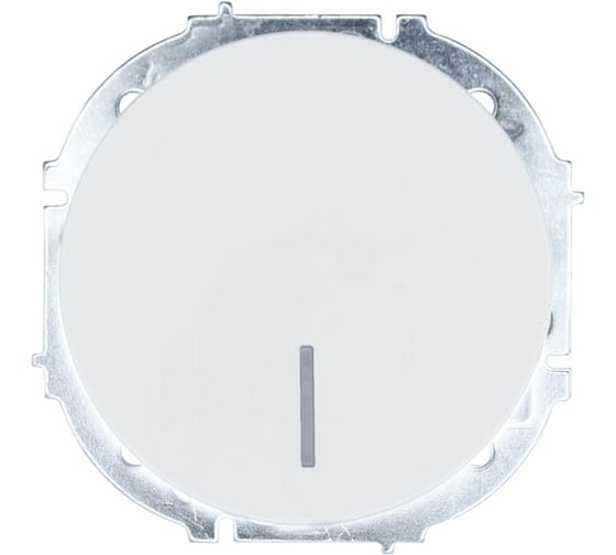 Изображение товара Выключатель Lezard OSEN с подсветкой, белый 743-0288-111