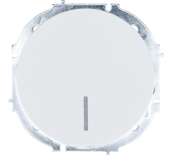 Изображение товара Выключатель с подсветкой белый Lezard OSEN 743-0288-111